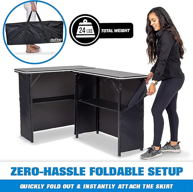 GoPong GoBar Portable Double Bar Table Set - Image 7
