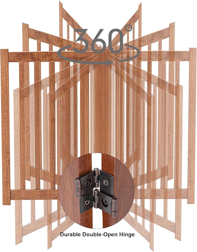 LZRS Freestanding Dog Gate 30 inch Tall - Image 5