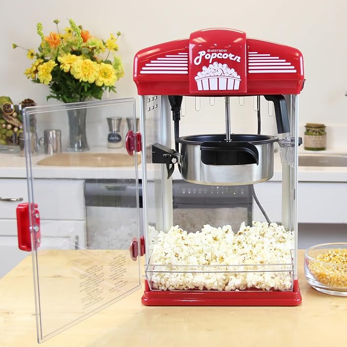 West Bend Stir Crazy Movie Theater Popcorn Popper, Gourmet Popcorn Maker Machine - Image 10