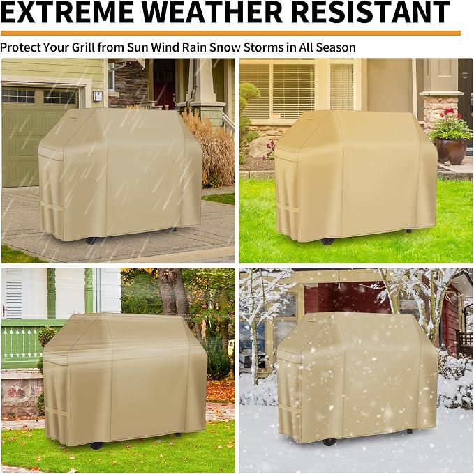 NEXCOVER 50 Inch Waterproof Grill Cover, Outdoor Heavy Duty 600D BBQ Cover - Image 6