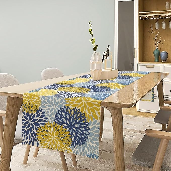 Dahlia Flower Table Runner - Image 3