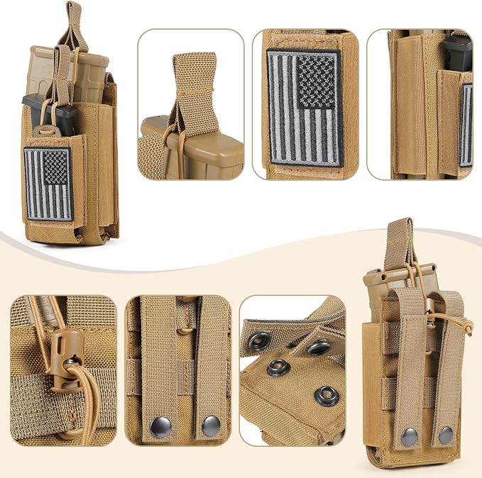 Open-Top Single/Double/Triple Molle Mag Pouch - Image 3