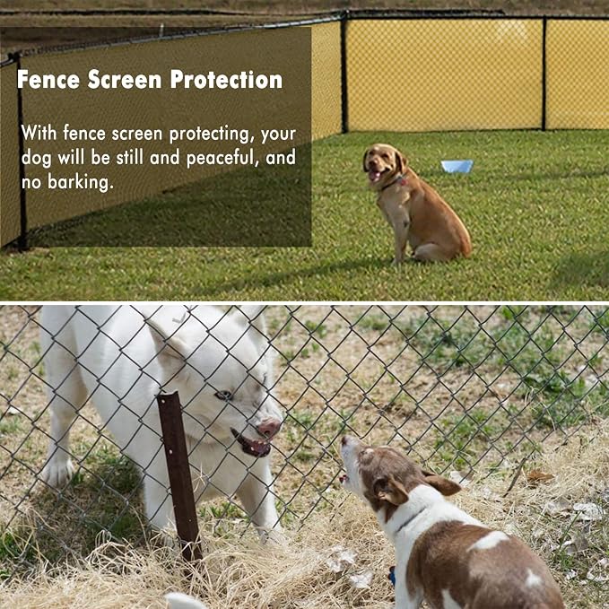UPGRADE Privacy Fence Screen 5'x1' Sand Outdoor 90% Visibility Blockage 170 GSM - Image 7