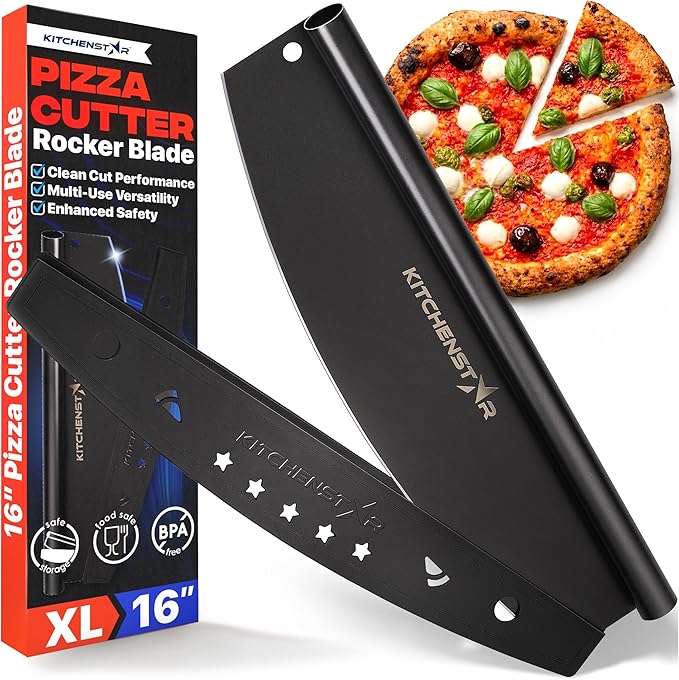 KitchenStar 16-Inch Pizza Cutter Rocker Blade by Kitchenstar