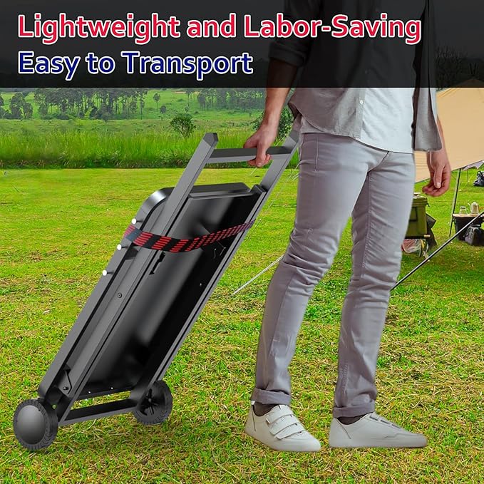 Portable Grill Table, Outdoor Prep Table - Image 4