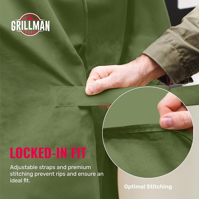 Grill Cover by Grillman, 64 Inch, BBQ Outdoor Grill Covers, Charcoal & Gas - Image 7