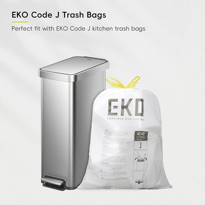 EKO Hudson Slim 50L / 13.2 Gallon Kitchen Trash Can - Image 8