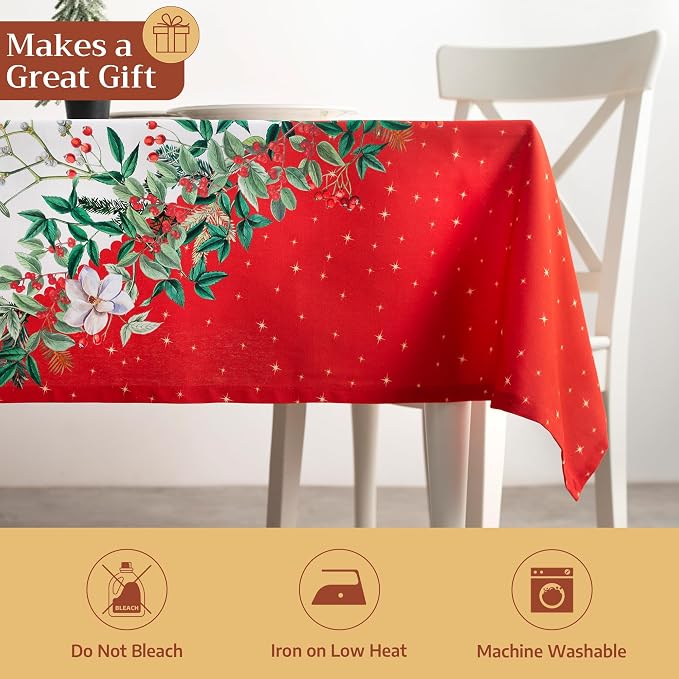 Maison d' Hermine Table Cloth Rectangle Table 100% Cotton 70 x 108 Inches Fall - Image 5