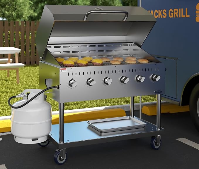 48 in. Commercial Outdoor Propane Gas Grill - Image 6