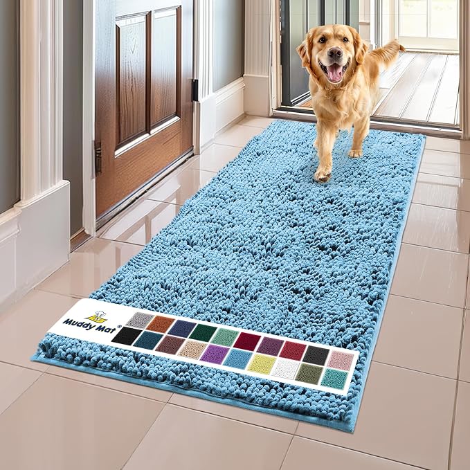 Muddy Mat® | Super Absorbent Door Mat Indoor, Microfiber Quick Dry Chenille by MuddyMat%C2%AE