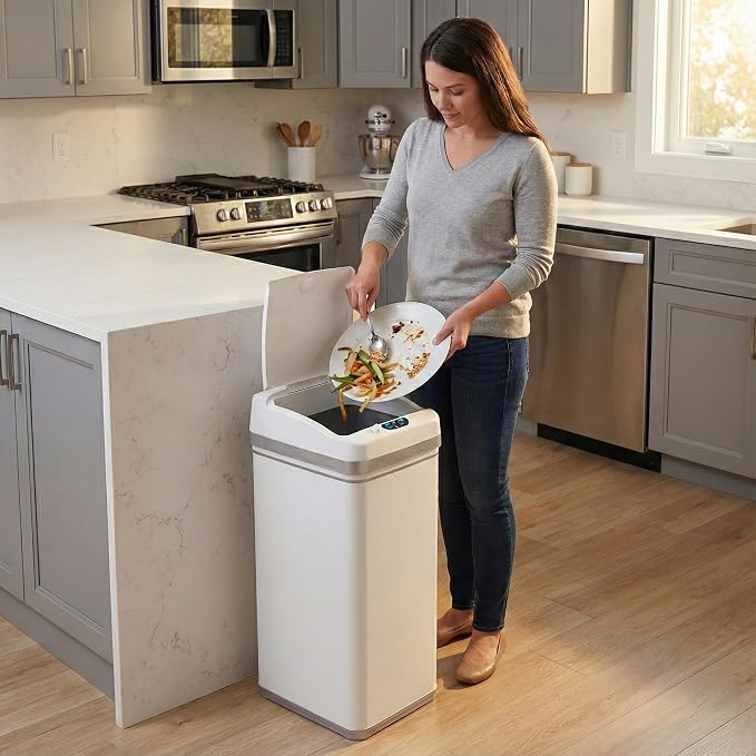 iTouchless 50 Liter / 13 Gallon Kitchen Trash Can - Image 2