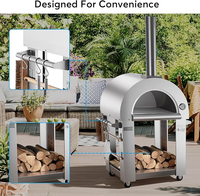 Pizza Oven, wood fire pizza oven - Image 4