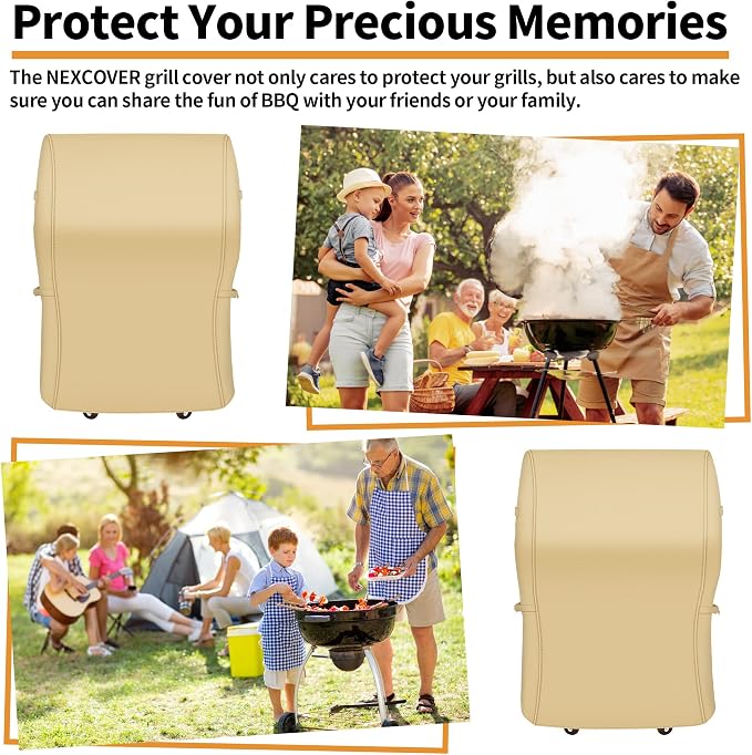 NEXCOVER Grill Cover, 30 Inch Waterproof BBQ Cover, 600D Heavy Duty Gas Grill - Image 7