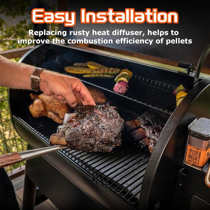 Stainless Steel Grill Heat Baffle Diffuser Replacement - Image 7