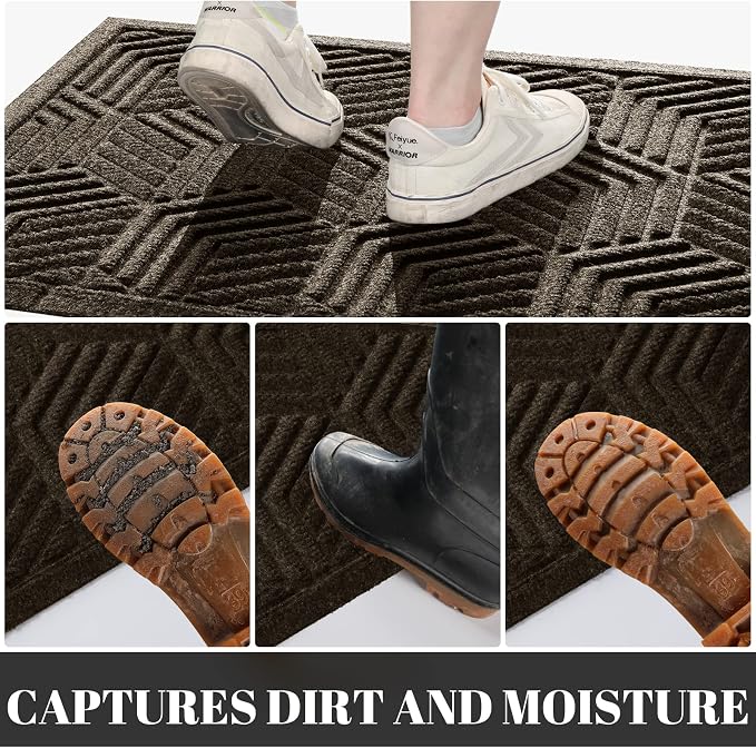 Yimobra Large Door Mat 47x24, All-Season Waterproof Outdoor Mats - Image 6