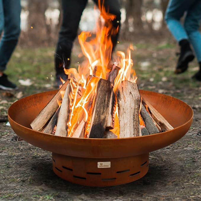 KOL 35" Dia. Heavy-Duty Fire Pit - Image 9