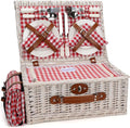 HappyPicnic Fitted Picnic Baskets Cooler Set by OutdoorLivingPicnicItems