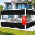 FoundGo 8'H x 8'W Vinyl Curtains by FoundGo