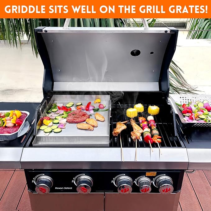 GGC 16" x 12.5" Flat Top Griddle Plate - Image 7