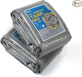 GUARD SHIELD Tarps Heavy Duty Waterproof 12x20 Feet Silver/Black Poly Tarp by GUARDSHIELD
