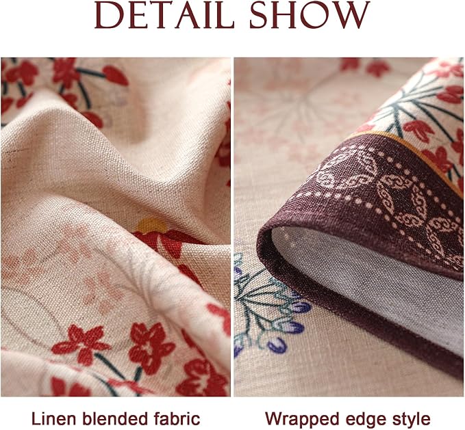 patdrea Designer Vintage Linen Table Cloth - Image 5