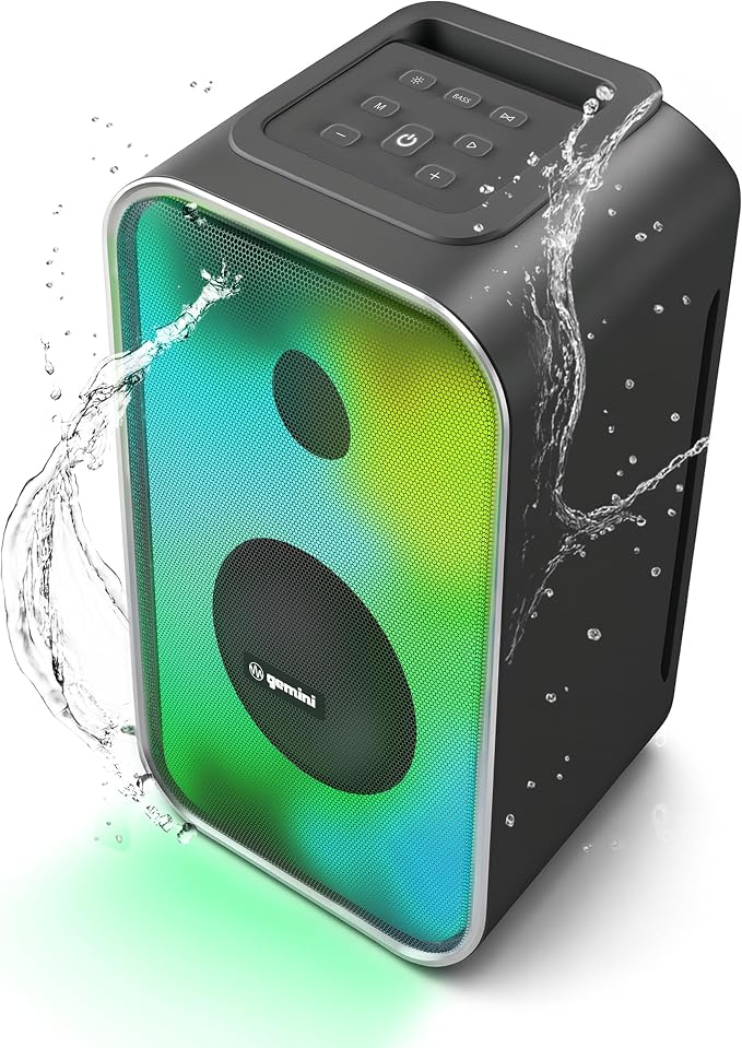 Gemini Portable Bluetooth Party Speaker - 600W Peak Power by GeminiSound