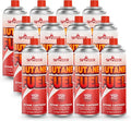 Butane Refill Canisters 227g Premium Butane Fuel by SPOZER