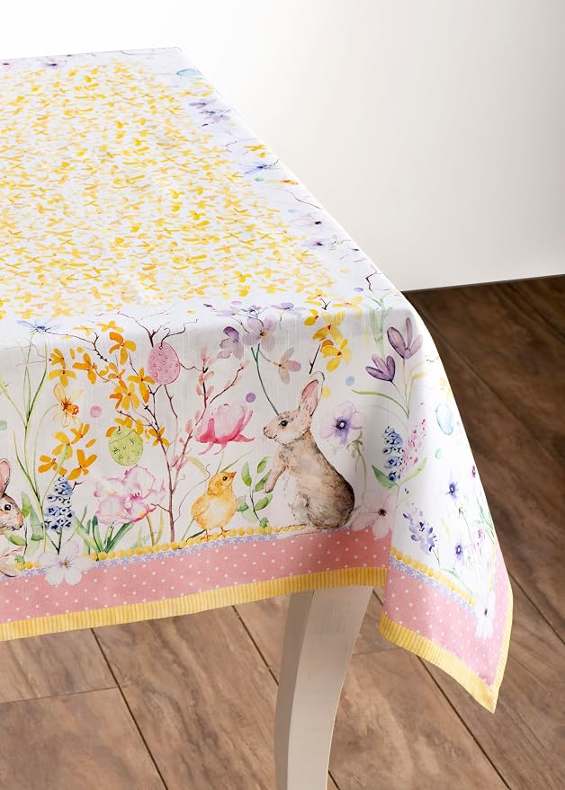 Maison d' Hermine Table Cloth Rectangle Table 100% Cotton 60 x 90 Inches - Image 7
