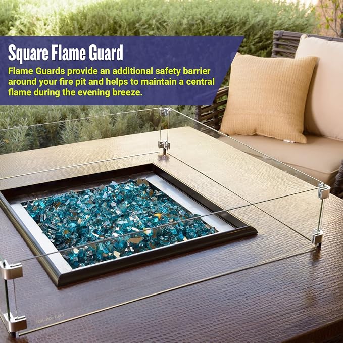 American Fireglass Tempered Glass Flame Guard - Image 2