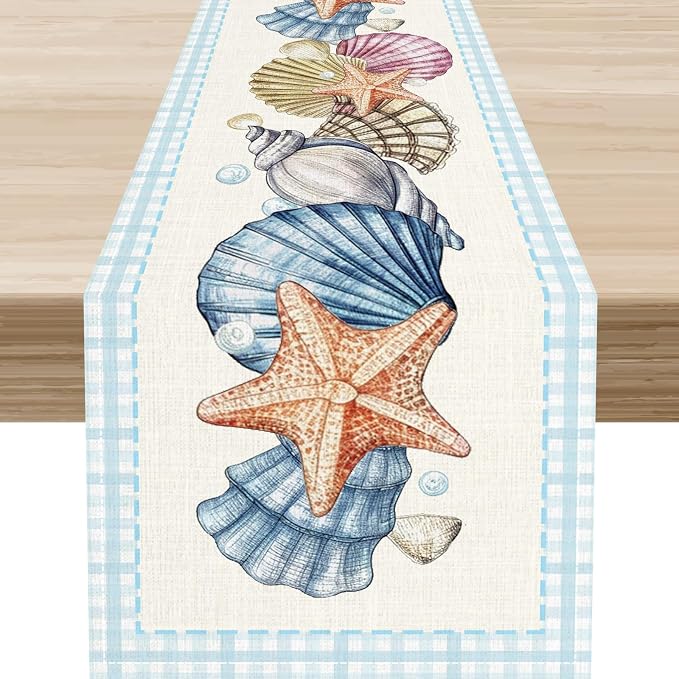 Summer Starfish Table Runner by Unknown