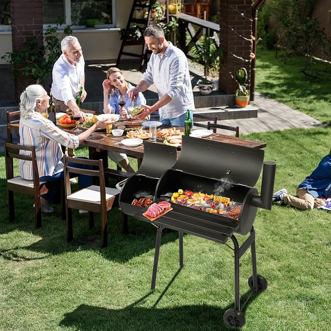 VINGLI Barrel Charcoal Grill - Image 8