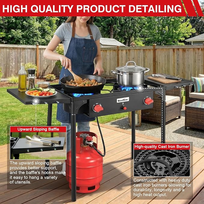 Bestfire 2 burner Camping Stove - Image 4
