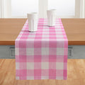 Solino Home Linen Checkered Table Runner 36 Inches by SolinoHome