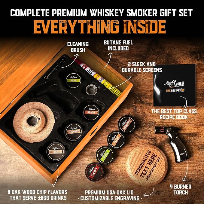 Custom Whiskey Cocktail Smoker Kit - Image 6