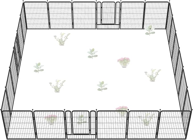 FXW Garden Fence Outdoor for The Yard – 40in x 54.7ft Heavy Duty Metal Animal by FXW