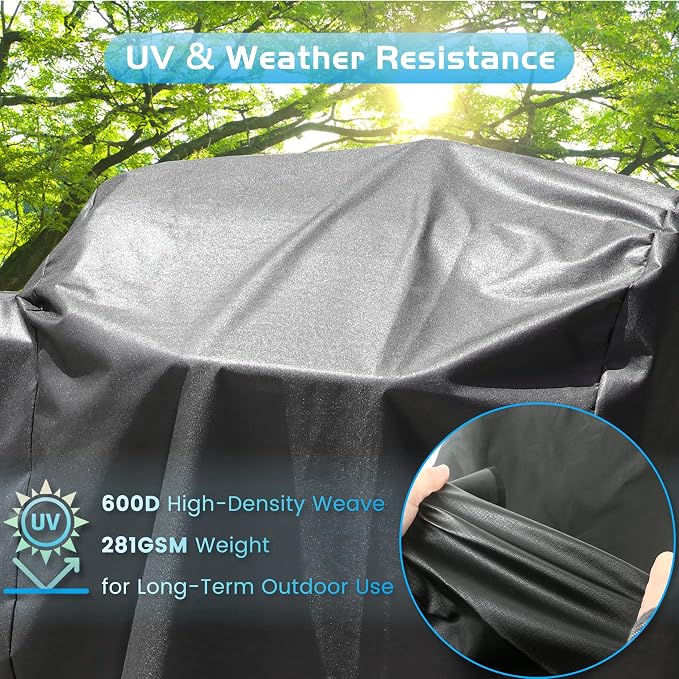 Grill Cover for Pit Boss Charleston 1020 Pellet Grill Gas Griddle Combo - Image 3