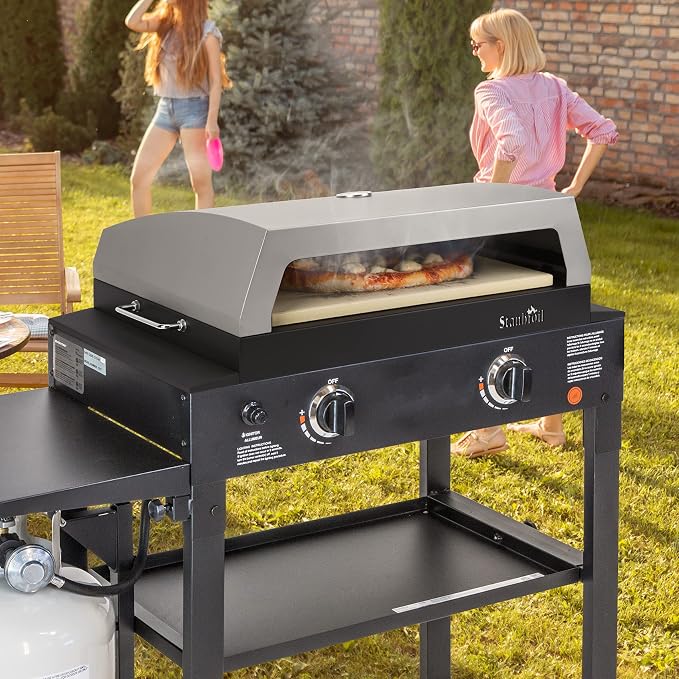 Stanbroil Outdoor Pizza Oven for Blackstone 22" 28" 36" Flat Top Gas Grill - Image 8