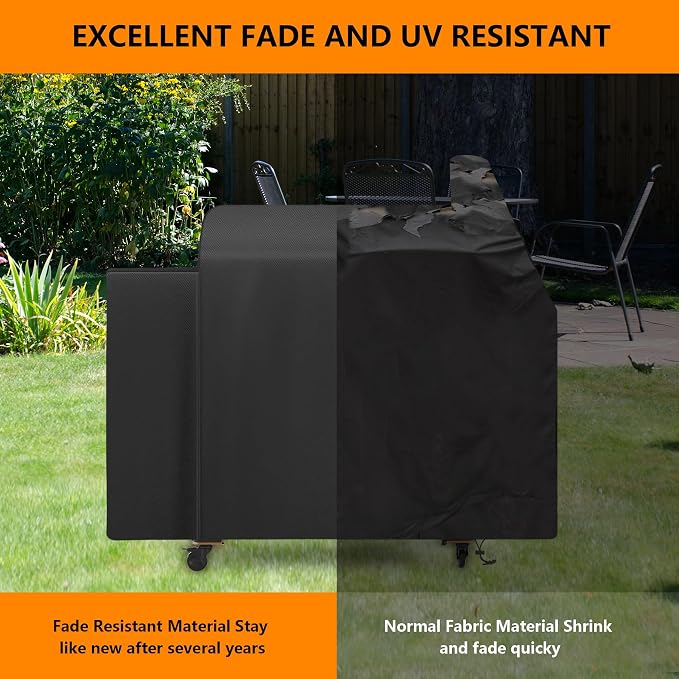 Grill Cover for Pit Boss Savannah Onyx Edition Pellet Grill, All-Weather - Image 7