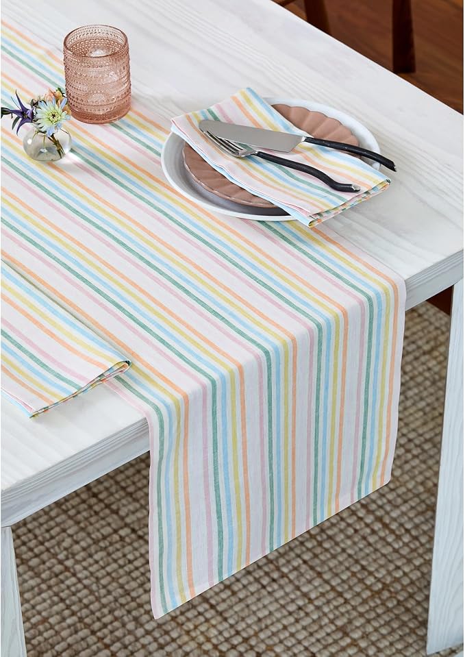 Solino Home Linen Table Runner 156 Inches Long - Image 2