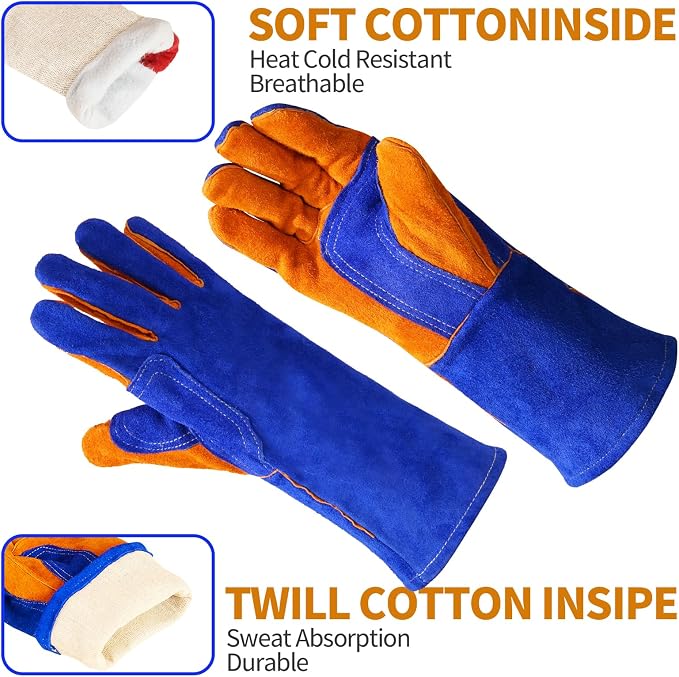 Leather Welding Gloves - Image 4