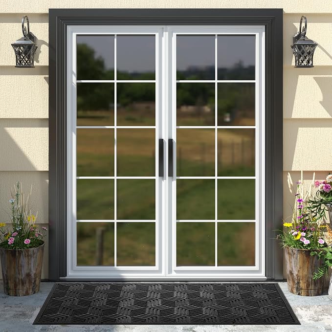 Yimobra Large Door Mat 47x24, All-Season Waterproof Outdoor Mats - Image 3