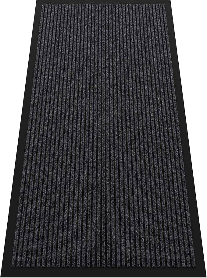 Indoor Outdoor Door Mat, 4’ x 2' Doormat by HOMEK