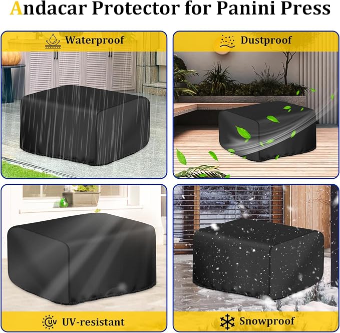 Panini Press Cover for Cuisinart Panini Press GR-4NP1, Waterproof Sandwich - Image 5