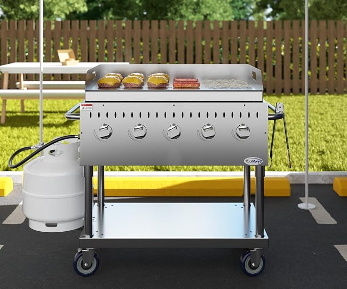 36 in. Commercial Outdoor Propane Grill - Image 4