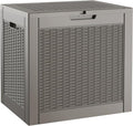 KAMABOKO 31 Gallon Outdoor Storage Box, Resin Deck Boxes Indoor and outdoor by KAMABOKO