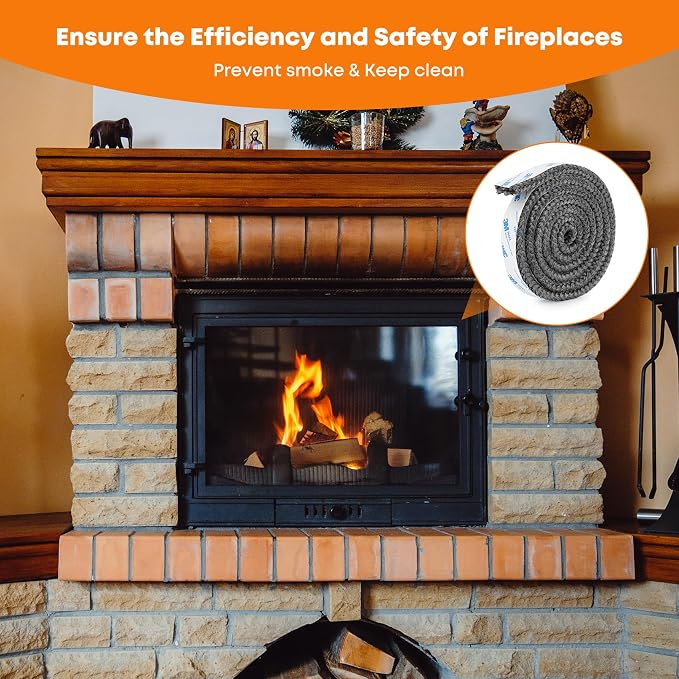 Stanbroil Stove Gasket Tape, 5/8" Width, 1/8" Thick, High Temperature - Image 6