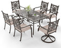 Sophia & William 7 Pieces Cast Aluminium Patio Dining Set by SophiaWilliam
