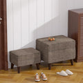 Foot Rests with Adjustable Cover, Storage Ottoman Dorm, Footstool and Sitting by FAGAGA
