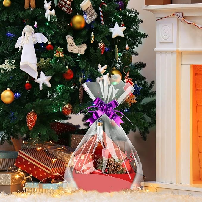 Fainne 74 Pcs Baskets for Gifts Empty Bulk DIY Empty Gift Basket Include 20 - Image 4