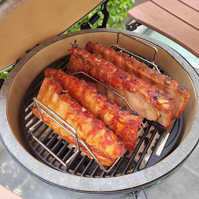 Cast Iron Cooking Grid for Large Big Green Egg Accessories, Grate Grids for Any - Image 3